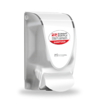 Alternative view of MANUAL HAND SANITIZER DISPENSER WHITE