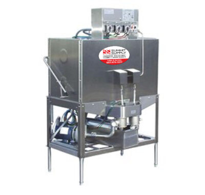 DOUBLE RACK CHEMICAL SANITIZING (PASS THROUGH DOORS)