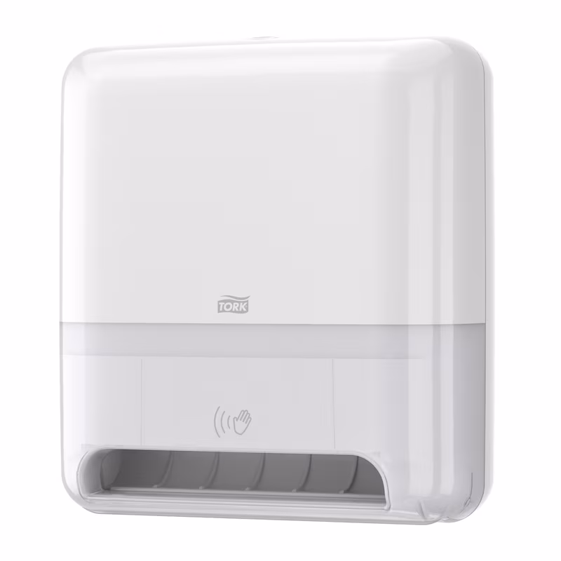 TOUCH-FREE HAND TOWEL DISPENSER WHITE