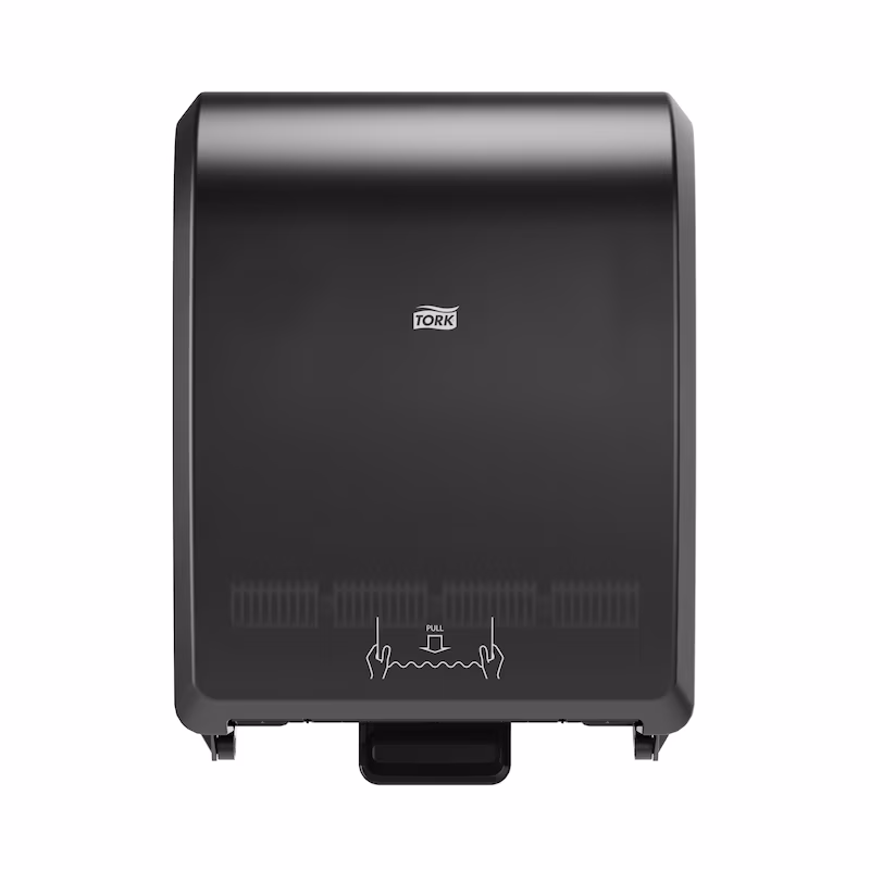 MANUAL HAND TOWEL DISPENSER BLACK - Image 2