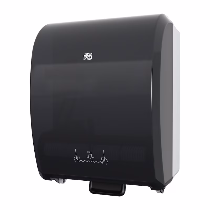 MANUAL HAND TOWEL DISPENSER BLACK